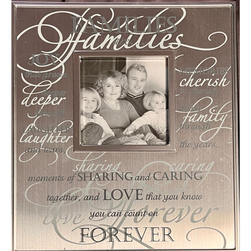 Photo Album with Front Picture Frame Cover NIB 9” x 8” Memory Book